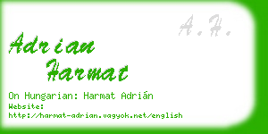 adrian harmat business card